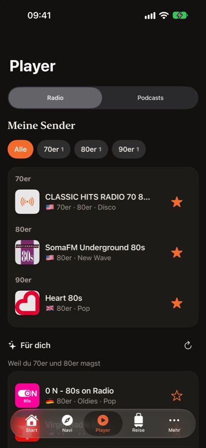 Radio und Podcasts