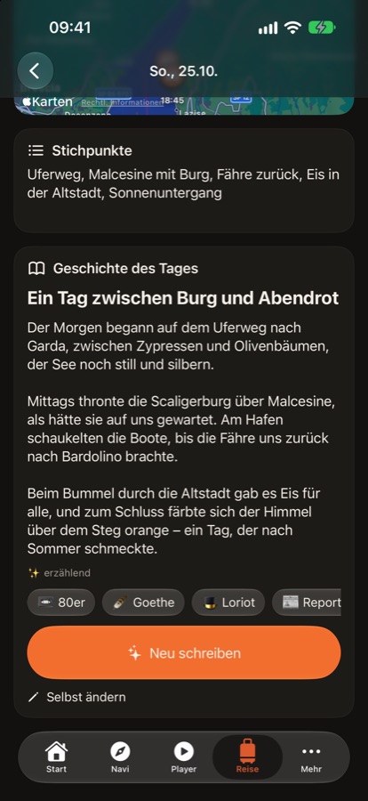 Die Geschichte des Tages