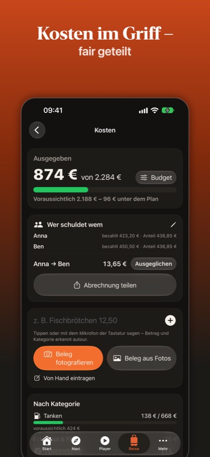 Kosten fair geteilt